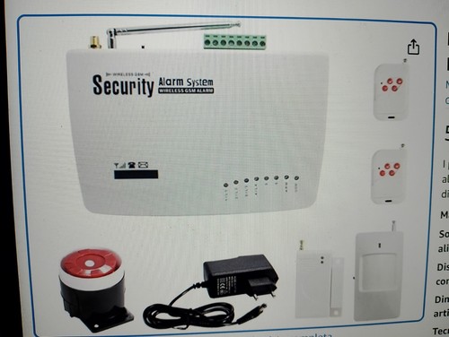 Kit allarme antifurto casa - kit,
