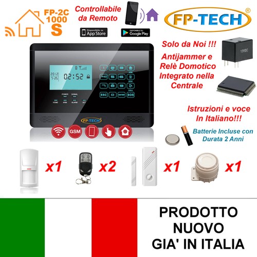 Antifurto allarme touch screen - antifurto,