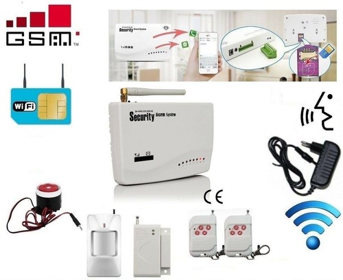 Kit allarme casa antifurto gsm - kit,
